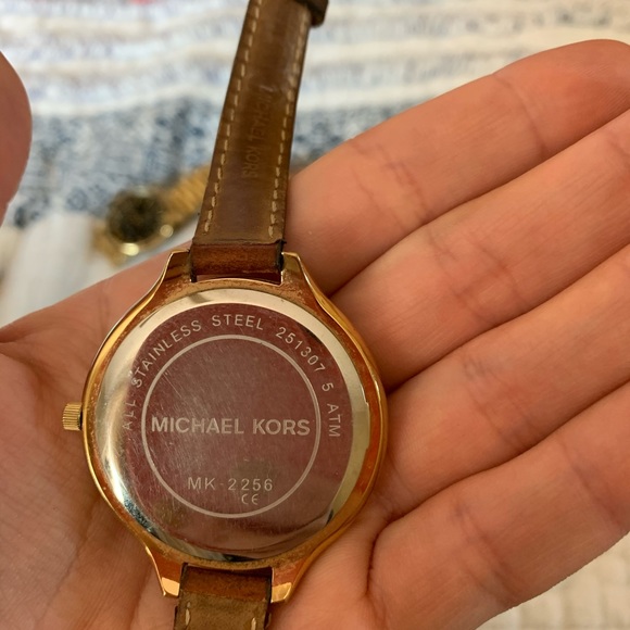 Michael Kors Leather Wrap Watch - Picture 3 of 4